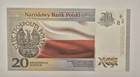Poland 20 Zloty 2018 Commemorative Banknote Anniversary Independence  Pilsudski 