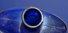 Antique Cobalt Blue  Apothecary Bottle With A Glass Stopper 