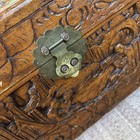 Hand Carved Camphor Chest Early - Mid 20th Century Chinese From Shanghai 