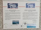 2x 1984 St Lawrence Fdc Dual Franking Canada Us 8x6  Commemorative Cachet Card