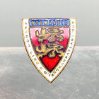 Normandie French Line Button Hole Pin Medallion Transatlantique Ocean Paris