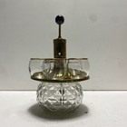 Vintage Murfreesboro Tn Liquor Dispenser Set Brass Tone Pump 5 Shot Glasses 8pc