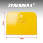 Lauco Auto Body Filler Yellow Spreaders Pack Of 50  Reusable Plastic Spreader 4 