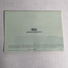 Original Nikon L135af Camera Instruction Manual Sheet Vintage