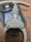 Q21- Vintage Argus Iron Claw Come Along Mechanical Nipper Restraint Handcuffs