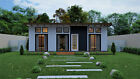 Custom Modern House Plans 3 Bedroom   2 Bathroom With Cad   Pdf File