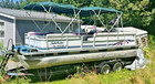 1996 Sweetwater Pontoon Boat 24  With 2022 Mid America Trailer Included