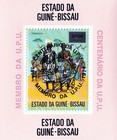 Guinea-bissau Stamps 1976 Imperforated U p u  100th Anniversary Series