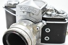 Exakta Vx Ii A Vintage 35mm Slr Film Camera W  Carl Zeiss Jena Tessar 50mm 2 8