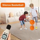 21cm Size 5 Silent Indoor Basketball Foam Ball High Bounce Noiseless Training