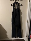 Burton Reserve Slim Bib Pant Women   s L True Black Waterproof Ski Snowboard