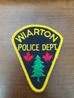 Wiarton Police Department Canadian Police Shoulder Patch Obsolete Vintage