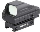 Red Green Dot Sight 4 Reticles Reflex Sight Fit Picatinny Rail Bright Adjustable