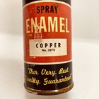 Vintage 1960   s True Value Copper No 3278 Paper Label Spray Metal Lid Paint Can