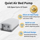 Replacement Wired Air Bed Pump Compatible With Select Comfort Or Sleep Number   