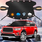 Car Windshield Cover  2025 Upgrade Windshield Cover For Ice And Snow  600d 