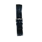 Calvin Klein Woven Leather Belt Wide Silver Buckle Small Southwestern