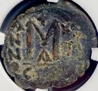 Byzantine Empire Ngc Certified Ancient Coin 610-641 Ad Heraclius Follis Genuine