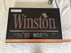Vintage 1993 Rj Reynolds Winston You   re Worth It Lighted Sign 