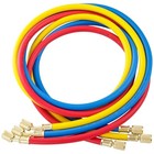 3 Pieces Ac Manifold Gauge Hose Kit  R410a Refrigerant Charging Hoses 1 4 Sae  