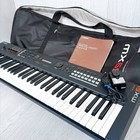 Yamaha Mx61 Mx61bk 61-key Music Synthesizer Keyboard Black With Soft Case Tested