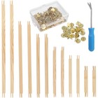 12 Pcs Needlepoint Stretcher Bars For Needlewor With Tacks Remover  100 Pcs T   