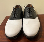Footjoy Icon Black Opti Flex Golf Shoes White black 52007 Size Mens 12