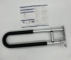23 6  Foldable Handrail Grab Bars Wall Mounted Toilet Safety Support 300lbs Bath