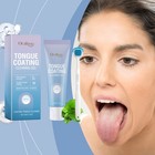 50g Tongue Coating Cleaning Gel Set With Tongue Brush Tongue Cleaner Kit Tongue
