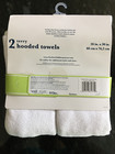 New Gerber Baby Bears 2 Hooded Terry Towels 26x30