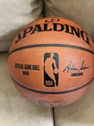 Vintage Nba Game Ball - Game Used - Adam Silver