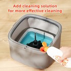 Clean dirty Separation 360 Spin Mop Bucket Set Wringer Mop Clean Floor Dark Grey