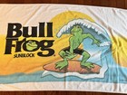 Vintage Bull Frog Sunscreen Surf Bath Towel 57 X 28 5 2003 Towels Etc 