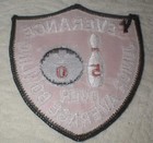 Vintage Severance Bowling Cleveland Heights Ohio Embroidered Emblem Patch   Nos