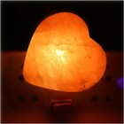 Himalayan Salt Lamp Night Light With Extra Bulbs  Natural Hand Carved Salt Cr   