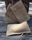 Small Burlap Bags With Natural Jute Drawstring - Sack Favor Bag - 2x3  3x5  4x6 