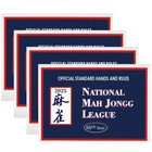 Newest 2025 National Mah Jongg League Card Large Size Official Hands And Rules    