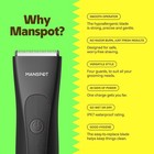Manscape Groin   Body Hair Trimmer For Men  Electric Pubic Shaver