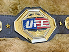 New Ufc Freedom Legacy 250 Championship Title Replica Belt 6mm Gold Adult Size