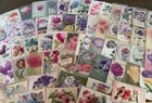 Big Estate-lot-of 110   airbrushed velvet embossed vintage greetings-postcards 