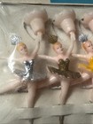Vtg 1950s Ballet Dancers Ballerinas Set Candle Cupcake Toppers Nos Hong Kong