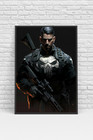 Punisher Marvel Comic Mcu Poster Print - No Frame