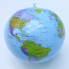 Large 38cm Inflatable World Earth Globe Atlas Map Geography Beach Ball Toy Party