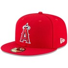 New Era L a Angels Youth Fitted Hat Kids Authentic Home Red Size 6 3 8