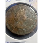 Eastern Caribbean States 1955 Bronze 2 Cents  Elizabeth Ii  Royal Mint  Z940
