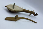 Vintage Hand Carved Horse Head Fiddle Balkan Gusle Folk String Instrument