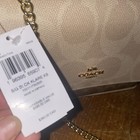 Nwt Coach Klare Crossbody Bag In Blocked Signature Canvas Cy678 Sand tan gold
