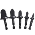 5 Piece Spin Flaring Tool Set  1 4  Hex Shank Hvac Swaging 5pc Flaring Tool