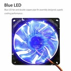 Blue Led Cpu Cooler Fan Heatsink For Intel Lga1155  775 amd Am4 am3  am3 am2 