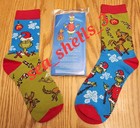 Mcdonalds Canada 2024   2025 Exclusive Grinch Socks   Plush Happy Meal Toys
